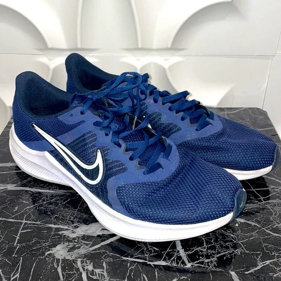 Nike Shoes Nike Downshifter Mens Running Shoes Blue Poshmark